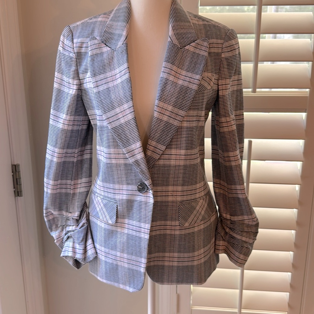 Plaid Blazer